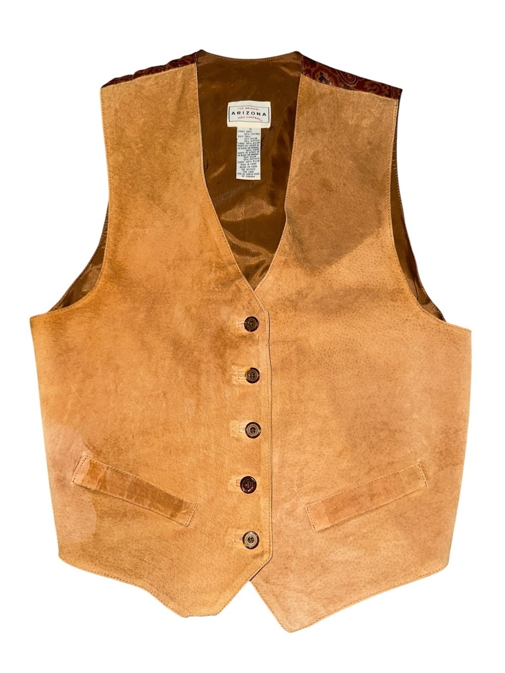 Arizona Leather Suede Vest